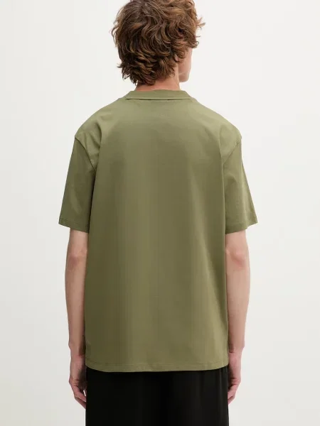 HUGO T-shirt Dapolino zielona