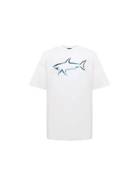 Koszulka Paul & Shark klasyczna biała
