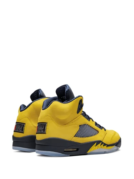 Sneakersy Jordan 5 Retro retro żółte