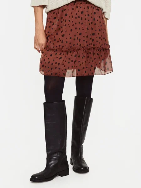 SAINT TROPEZ Fustă Valerie maro negru