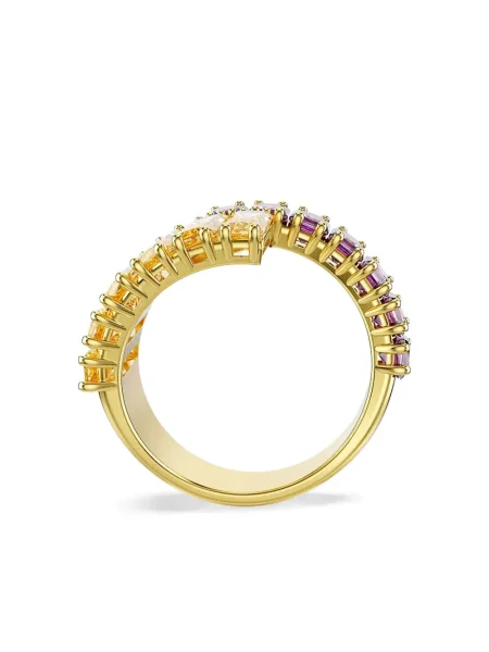 Inel Swarovski auriu