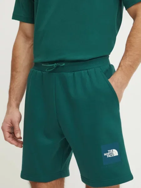 Kratke hlače The North Face Nuptse Regular zelena