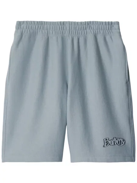 Pantaloni scurți Burberry cu autograf albastru