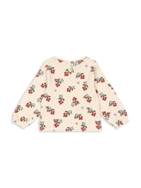 Konges Sløjd Dětská halenka CHLEO BLOUSE GOTS béžová
