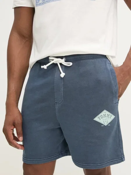 Kratke hlače Tommy Jeans za muškarce tamno plava