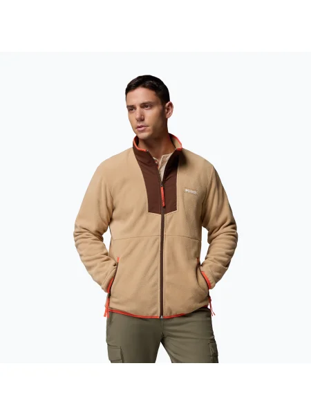 Jachetă fleece bărbați Columbia Sequoia Grove FZ Fleece canoe/tobacco