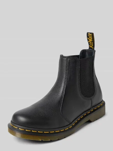 Buty chelsea z naszywką z logo Dr. Martens czarne