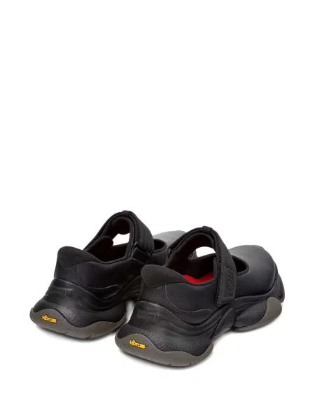 Sneakerși Camper din piele slip-on negru