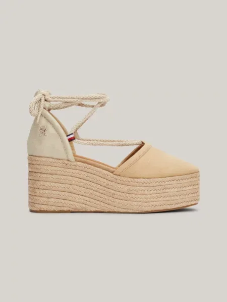 Espadrile Tommy Hilfiger s platformo bež