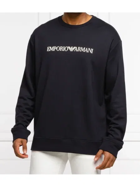 Emporio Armani Pulóver kék