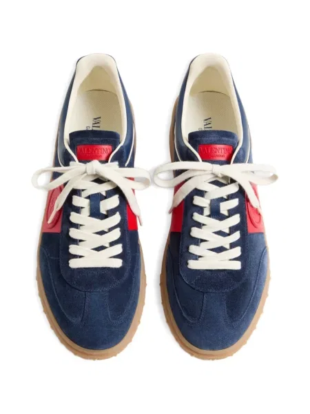 Sneakerși Valentino Garavani din piele albastru