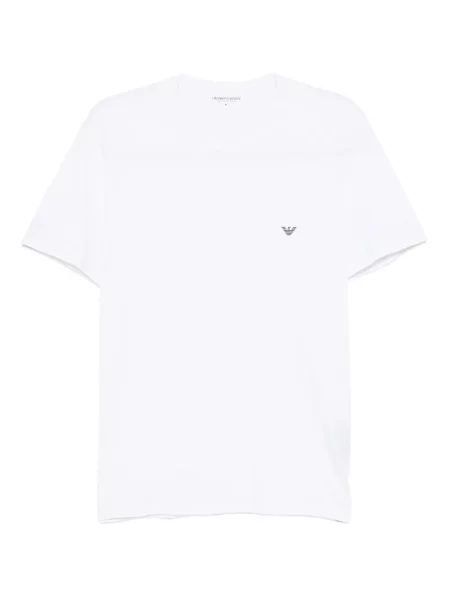 Tricou Emporio Armani cu imagine alb
