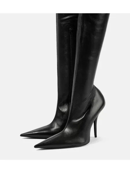 Cizme Balenciaga din piele negru