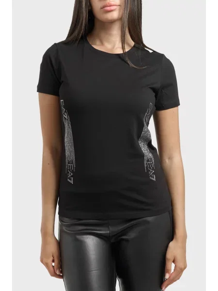Футболка Ea7 Emporio Armani чорна