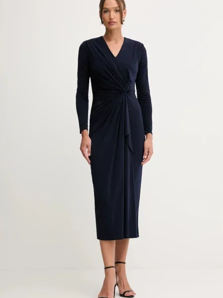 Pedro del Hierro rochie bleumarin maxi drept