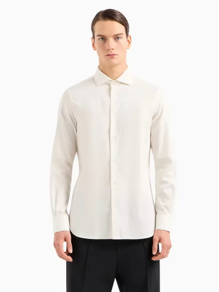 Emporio Armani Сорочка Молочний 