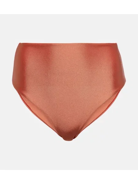 Bikini Jade Swim cu talie înaltă roșu
