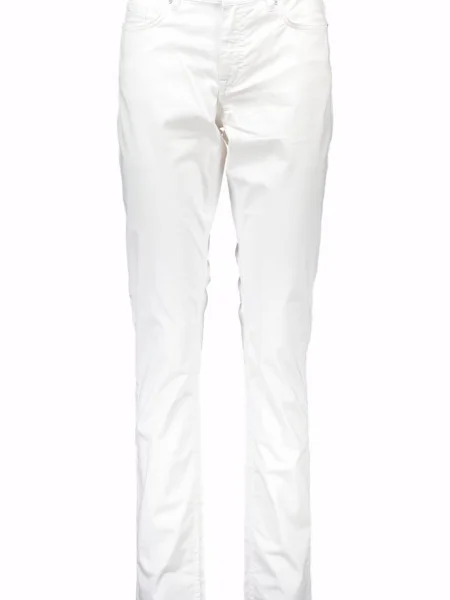 Pantaloni Gant alb
