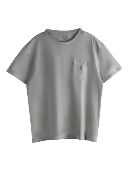 Șapcă Polo Ralph Lauren cu decolteu în V cu autograf în carouri albastru