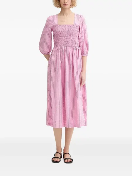 Rochie midi Marc O'polo cu dungi roz