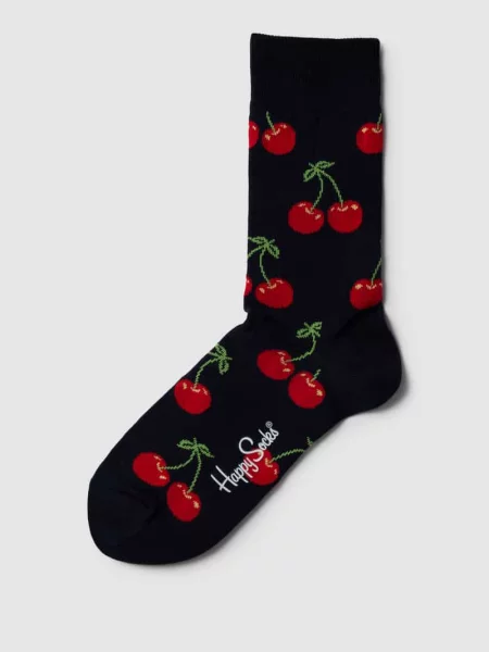 Skarpety Happy Socks z nadrukiem niebieskie