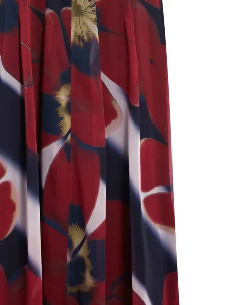 Virágos maxi ruha Ted Baker nyomtatás kék