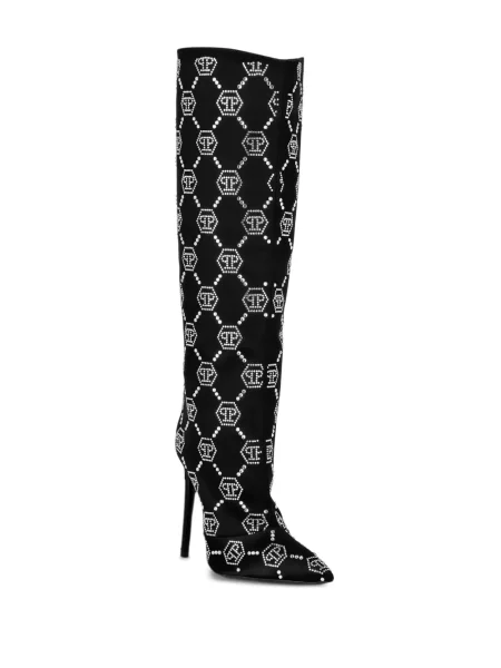 Auliniai batai Philipp Plein satino juoda