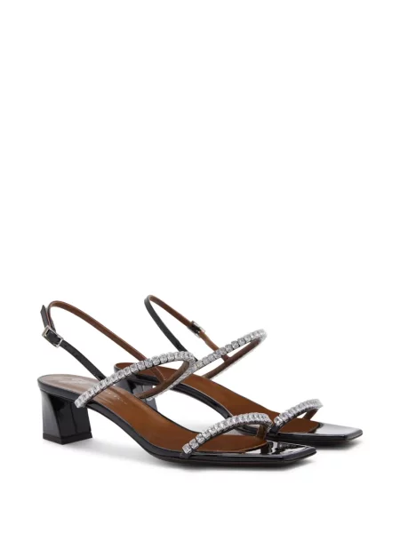 Sandale Giuseppe Zanotti de cristal negru