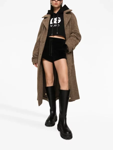 Hanorac cu glugă Dolce & Gabbana negru