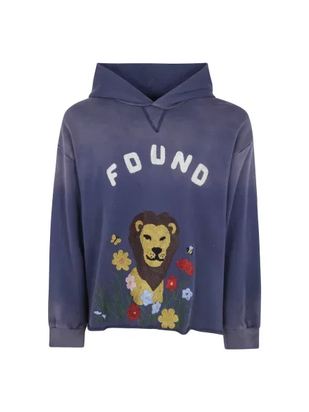 Bluza z kapturem Found z kapturem niebieska