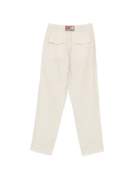 Pantaloni Mc2 Saint Barth cu imagine cu imprimeu geometric