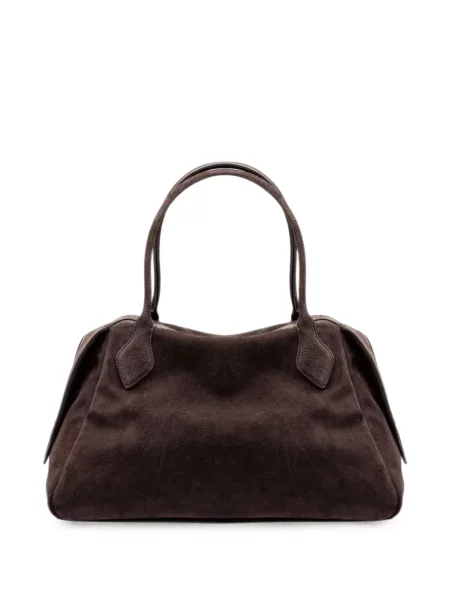 Τσάντα shopper Minobossi σουέτ καφέ