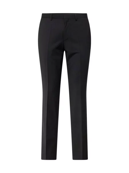 HUGO de lână pantaloni | extra slim fit negru