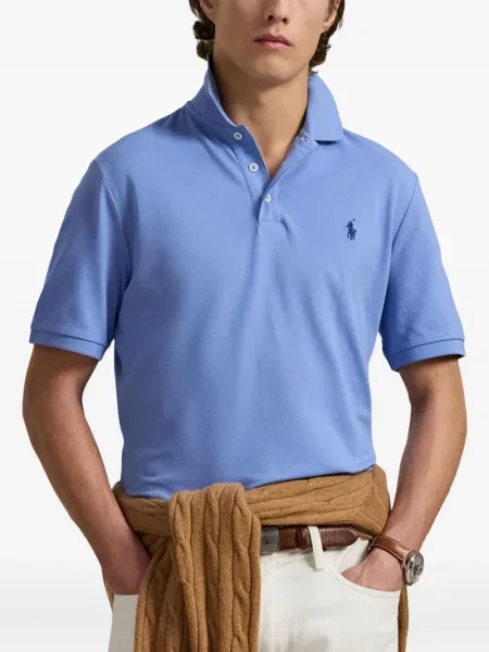 Krátký kostkovaná kšiltovka Polo Ralph Lauren s potiskem zelená