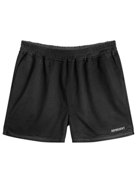 Szorty Represent z siateczką czarne