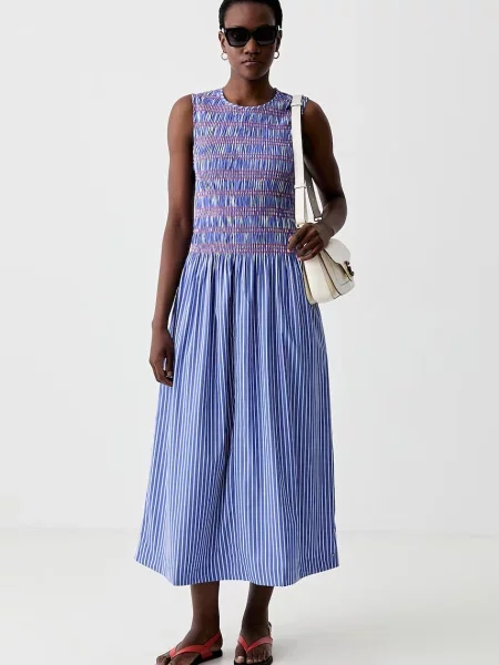 Tommy Hilfiger rochie evazată din albastru