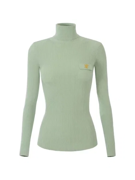 Top Elisabetta Franchi ajurat verde