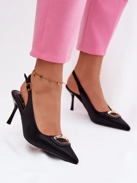 Pantofi cu toc Boto negru