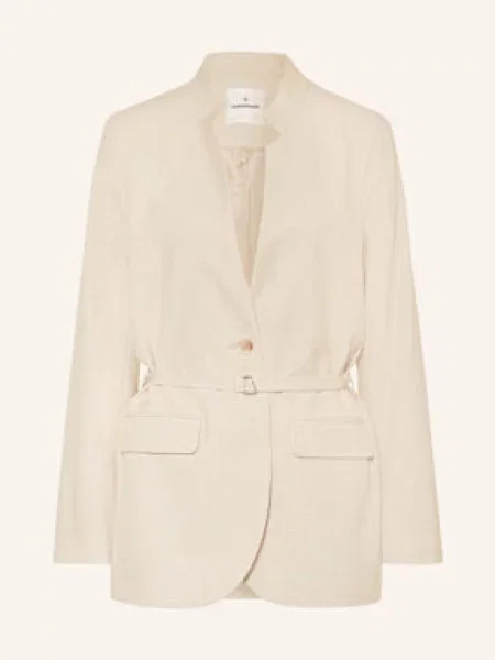 Summum Woman Długi Blezer weiss