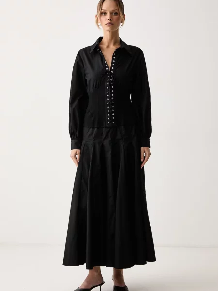 Max&Co. rochie evazată din MCLGELO negru
