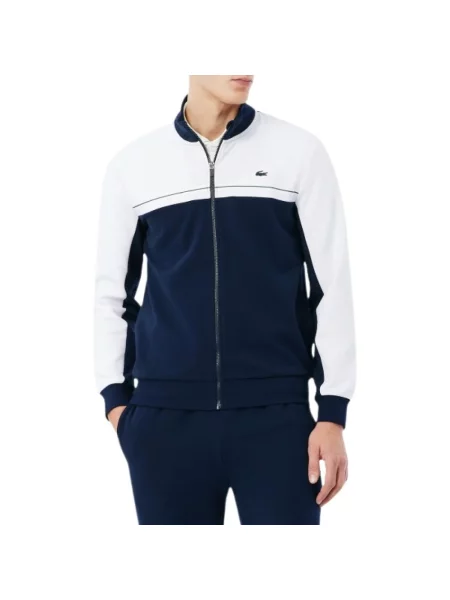 Bluza rozpinana Lacoste niebieska