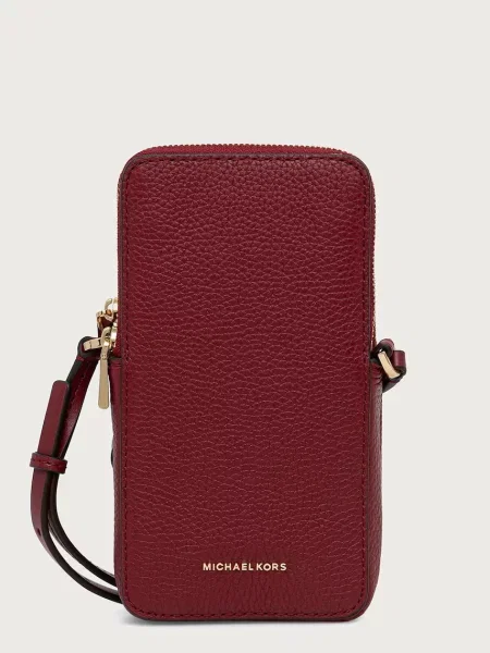 MICHAEL Michael Kors crossbody kabelka kožená červená