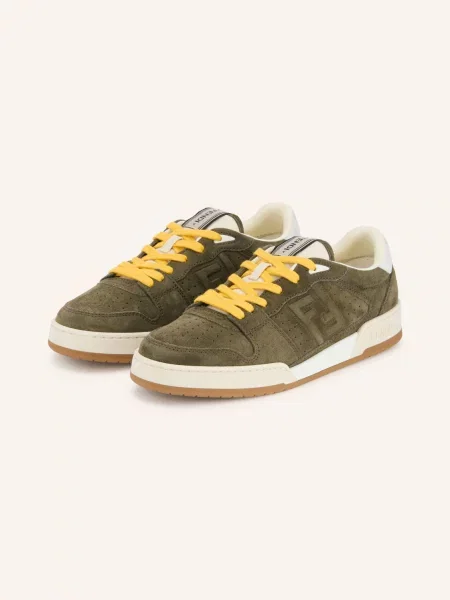 Fendi Sneakersy Match gruen
