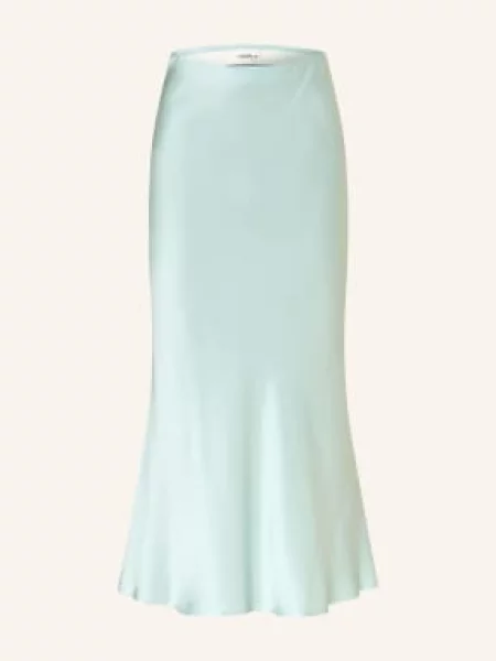 Ottod'ame Satynowa Spódnica Chiara blau
