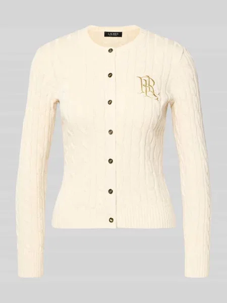 Lauren Ralph Lauren sweter beżowy biały