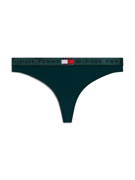 Tommy Hilfiger Underwear Tanga námořnická modř / tmavě zelená / červená bílá
