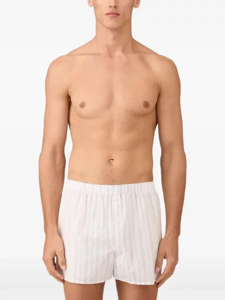 Pantaloni scurți Sunspel alb
