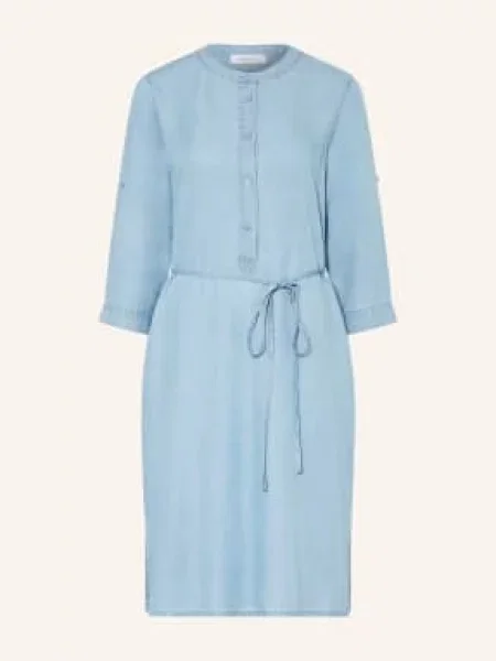 Darling Harbour Sukienka W Stylu Jeansowym Z Rękawami blau niebieska