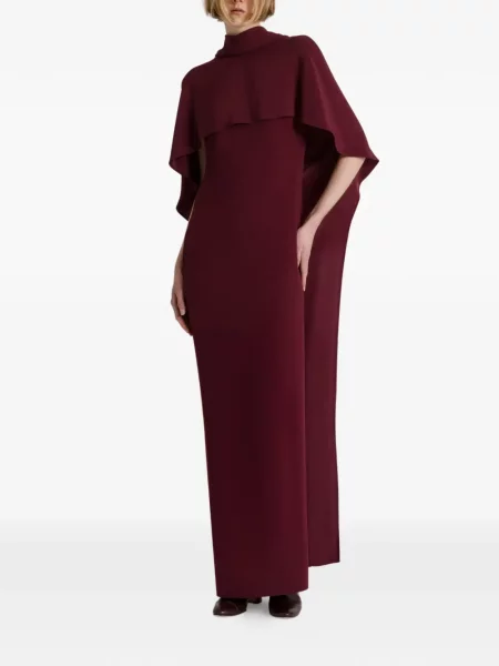 Rochie maxi Alberta Ferretti roșu