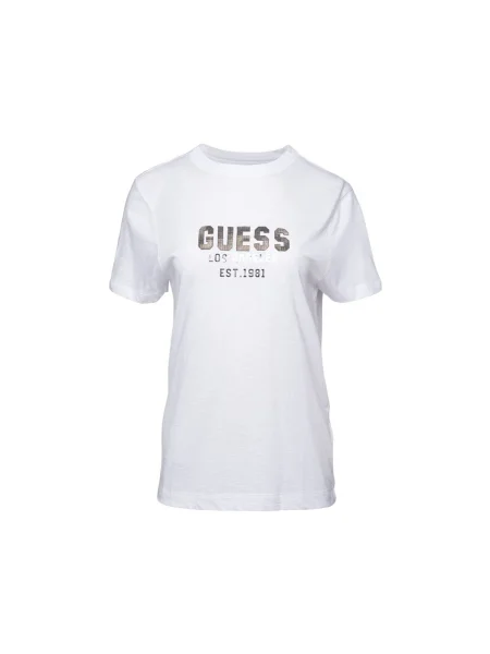 GUESS Tricou alb